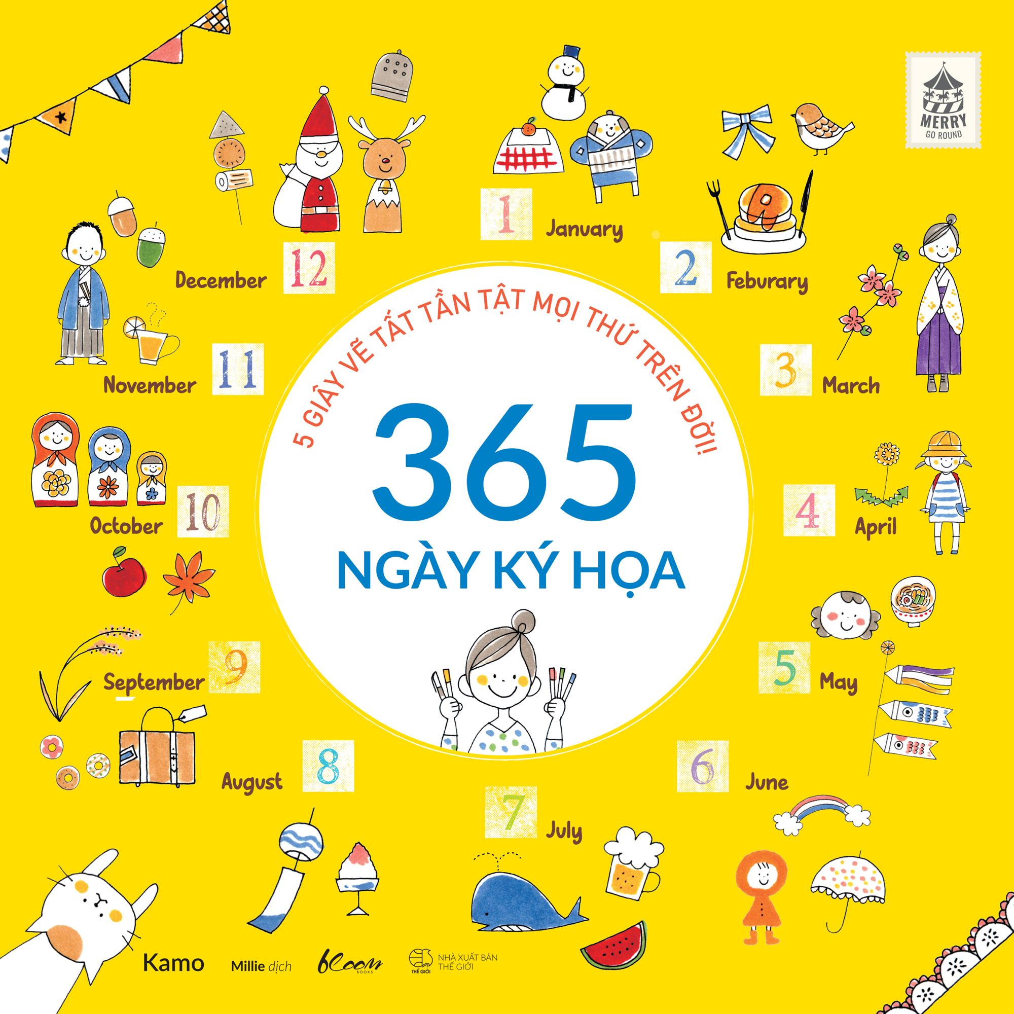 365 Ngày Ký Họa 5 Giây Vẽ Tất Tần Tật Mọi Thứ Trên Đời