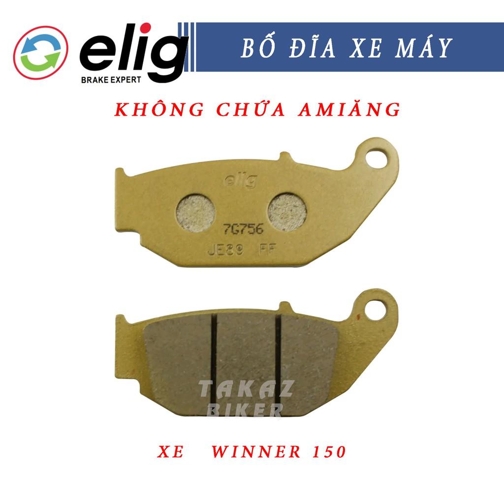 Bố thắng , má phanh dĩa sau xe Winner 150 - Elig