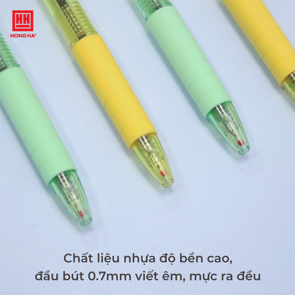 Hộp 12 bút Semi Gel Hồng Hà 0.7mm - 2610