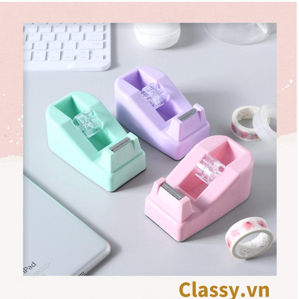 Bàn Cắt Băng Keo Để Bàn, Dùng Cho Băng Keo nhỏ 1Cm - 5Cm màu pastel PK1707