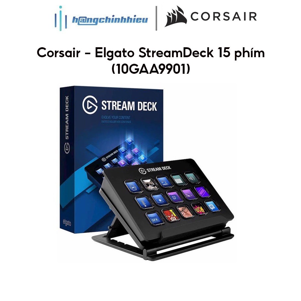 Bàn phím ảo Corsair - Elgato StreamDeck 15 phím 10GAA9901 Hàng chính hãng