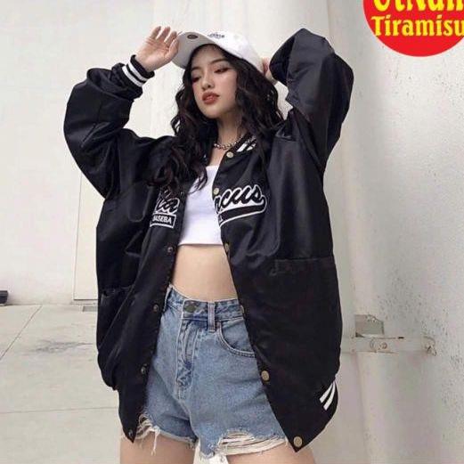 Áo khoác Bomber thu đông ker viền thời trang Hàn Quốc. Áo gió mềm nhẹ phối cúc bấm cá tính. METSHOP