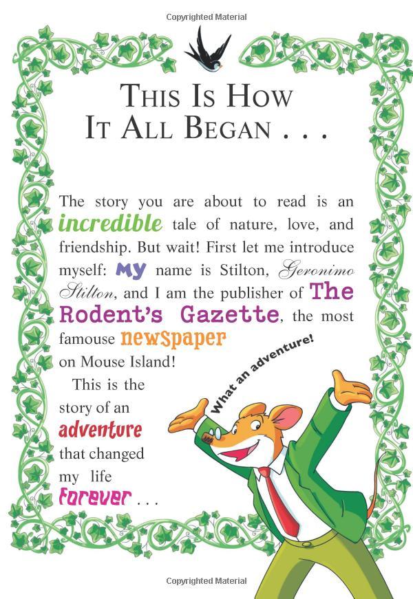 Sách ngoại văn: Geronimo Stilton #69: Hug a Tree, Geronimo