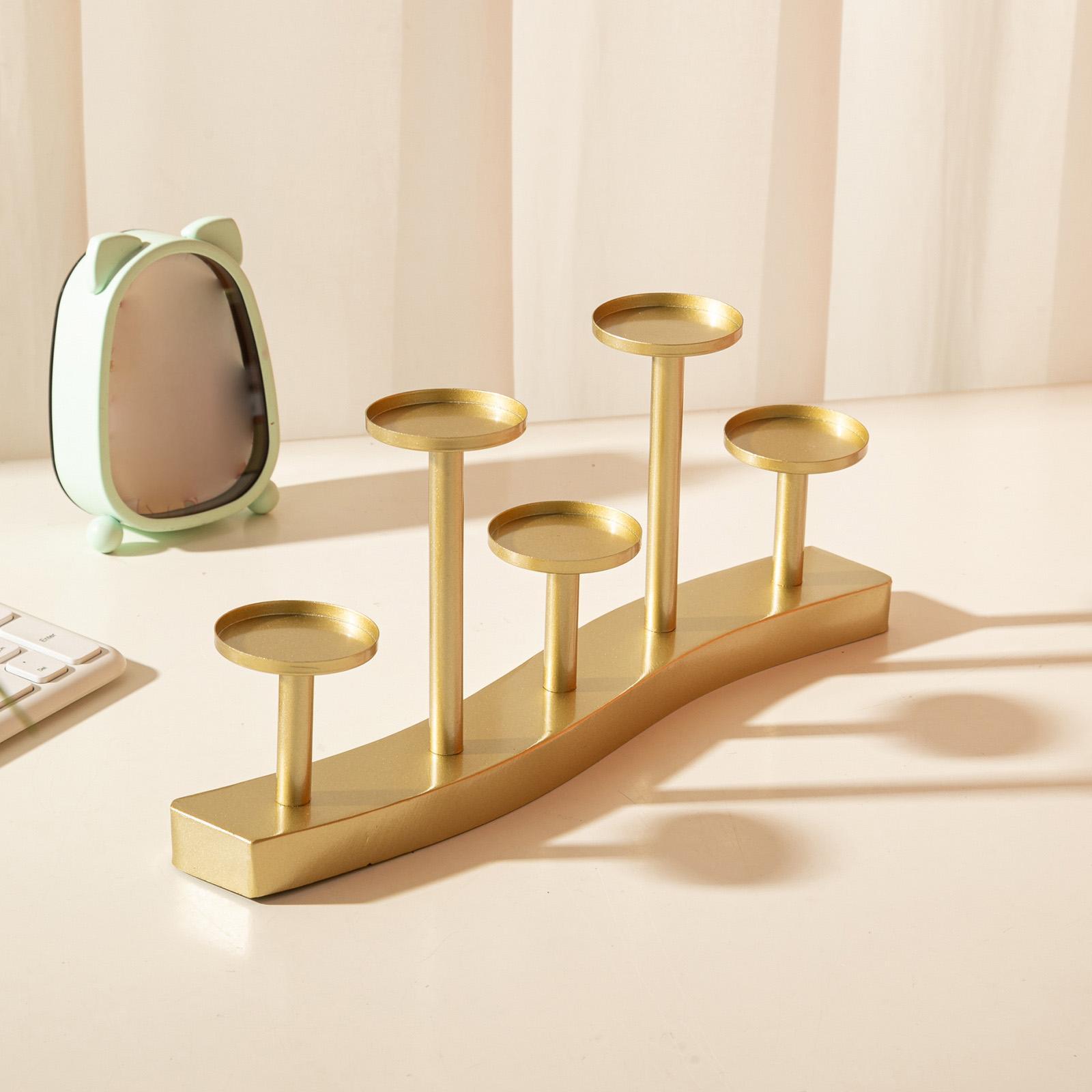 Candle Holder Ornament Candelabra Candlestick Centerpiece Gift Tea Light Holder for Banquet Wedding Table Pillar Stand Dining Table