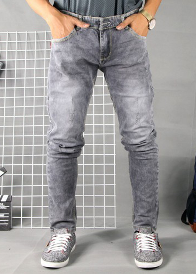 Quần Jean Nam Ghi Xám Phong Cách Trẻ Trung JEANXAM55 - Jean Xám