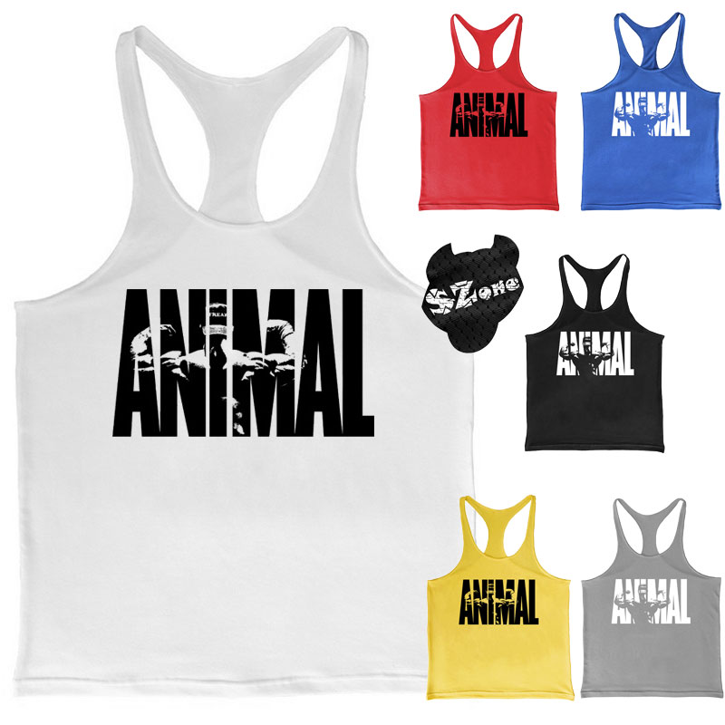 Áo Tập Gym 3 Lỗ Animal Rộng Nách Nam SA