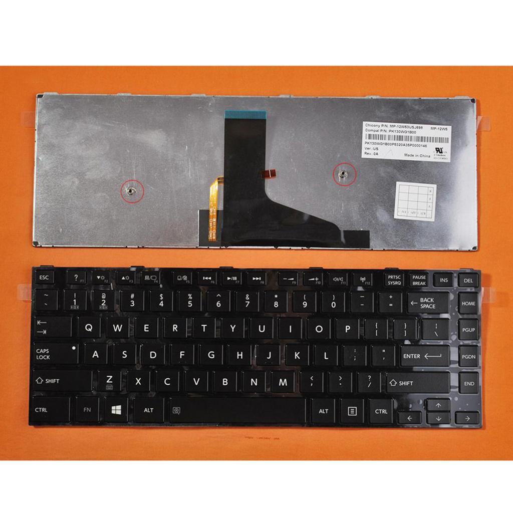 US Keyboard Set W/ Backlit For Toshiba Satellite L40-A S40-A