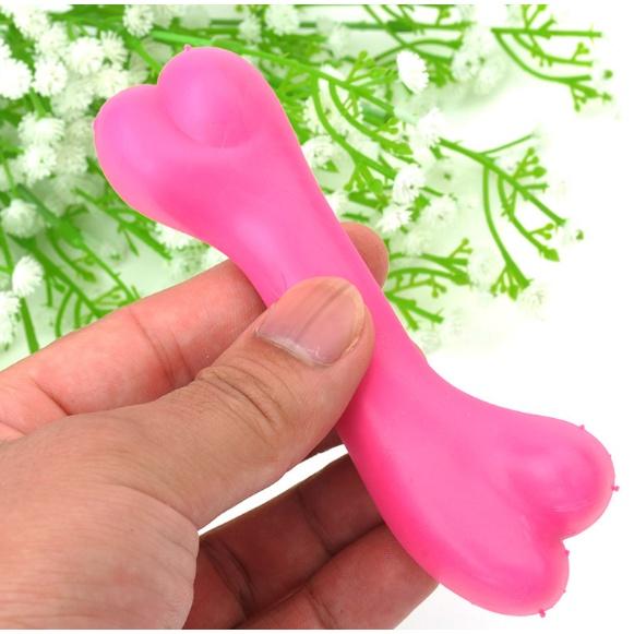 Xương đồ chơi cao su TPR hình uốn lượn cho chó mèo