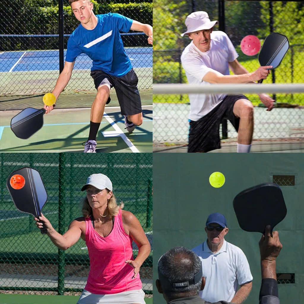Bóng Pickleball 40 lỗ ngoài trời và tiêu chuẩn thi đấu, chất liệu TPE độ bền cao và độ nẩy ổn định, Banh Pickleball