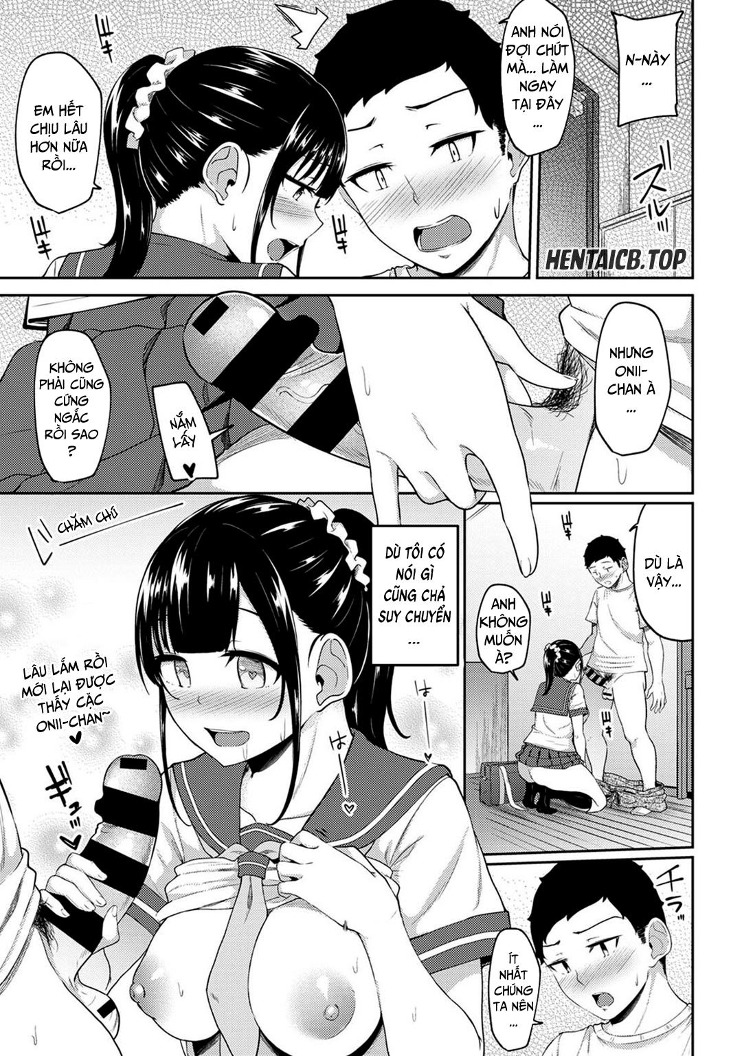 thấy em gái mình đang mặc tạp dề khỏa thân chapter 7 1