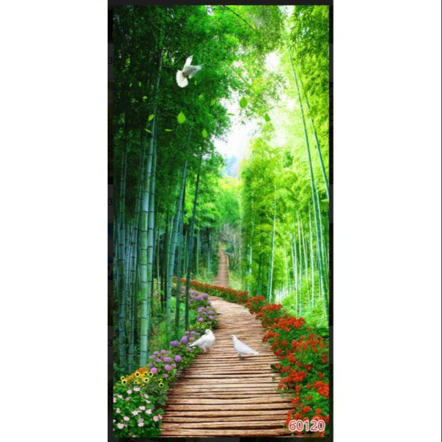 Tranh 3D dán tủ lạnh