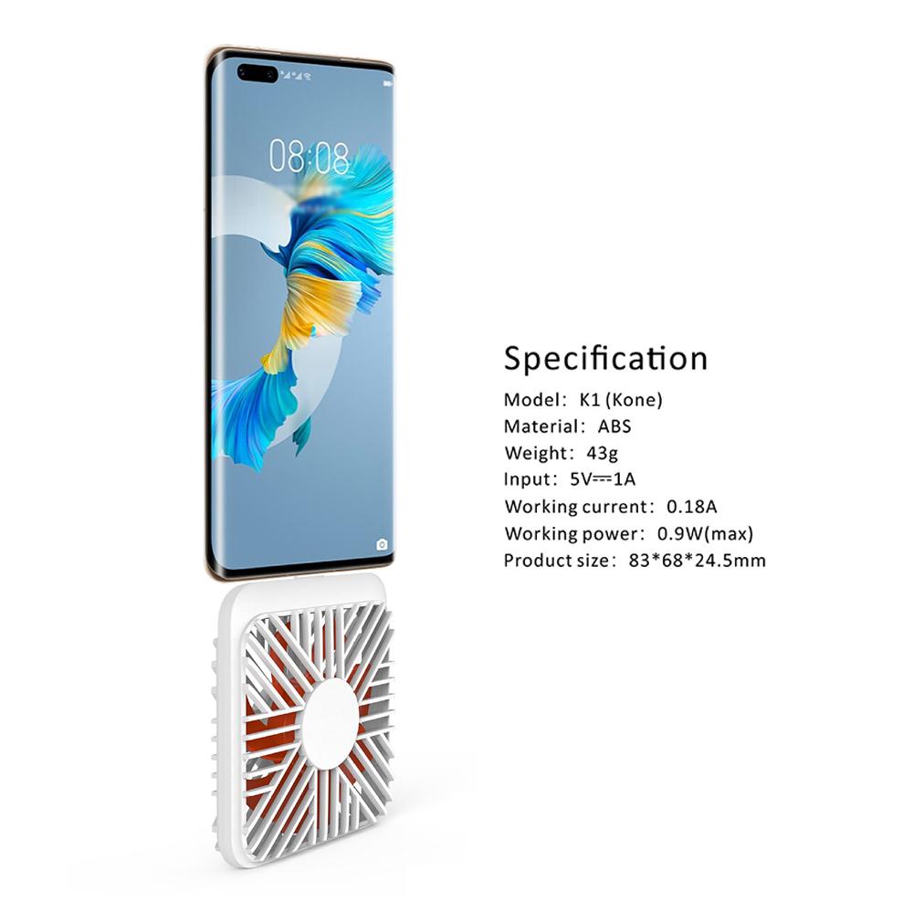 Quạt điện thoại di động nhỏ cho điện thoại thông minh