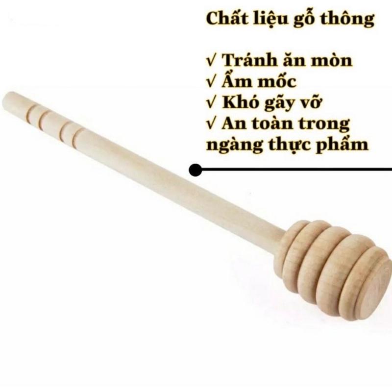 COMBO 50 chiếc Que gỗ lấy mật ong