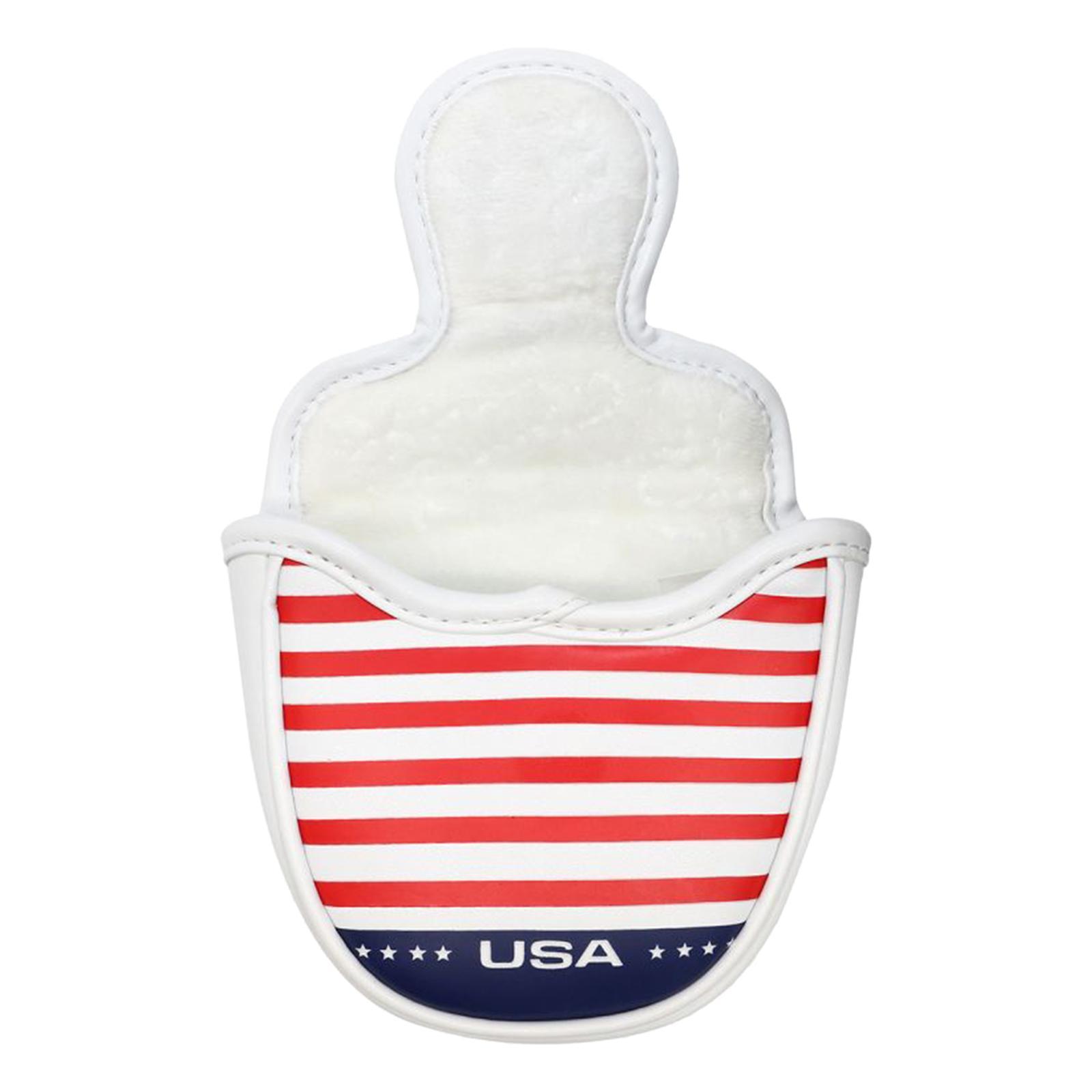 Club Headcover Golf Mallet Putter Head Cover Protector Accessories