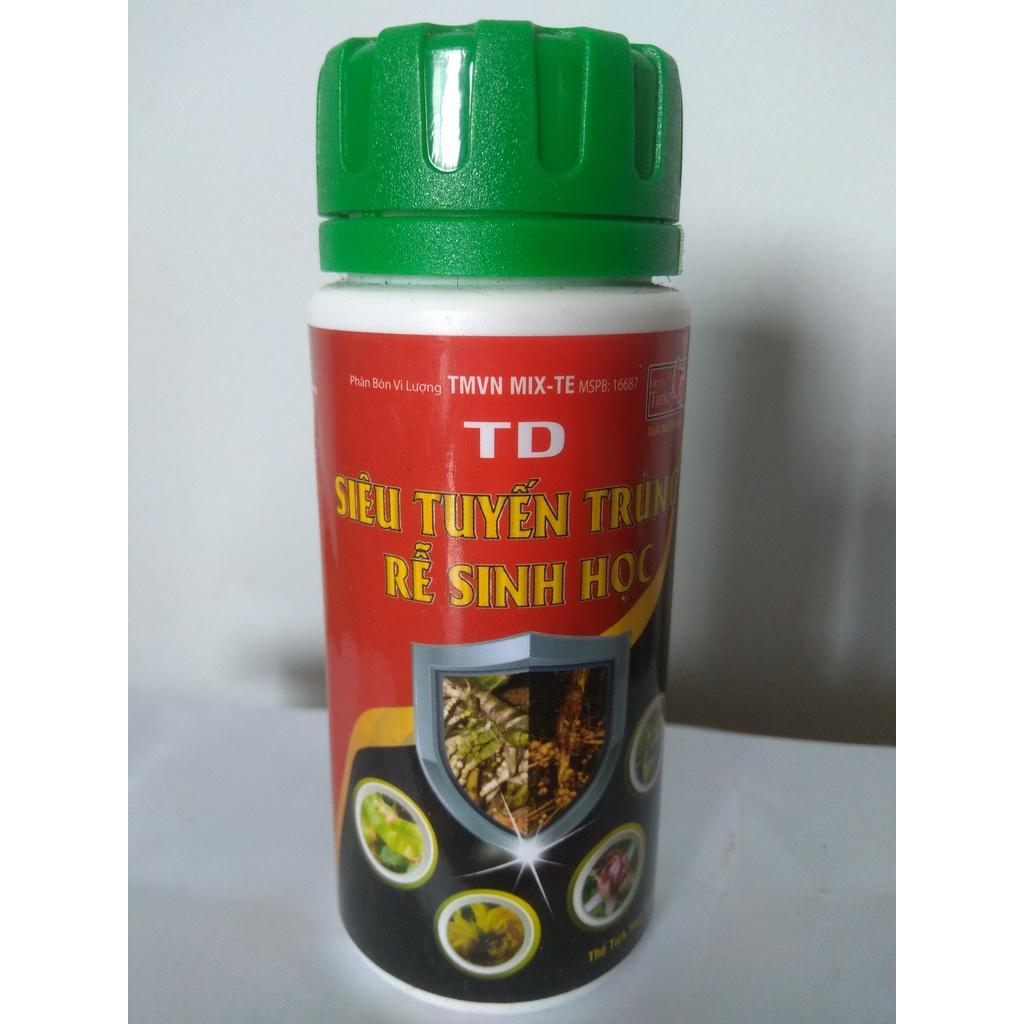Phân bón vi lượng SIÊU TUYẾN TRÙNG RỄ SINH HỌC - Chai 100ml TD