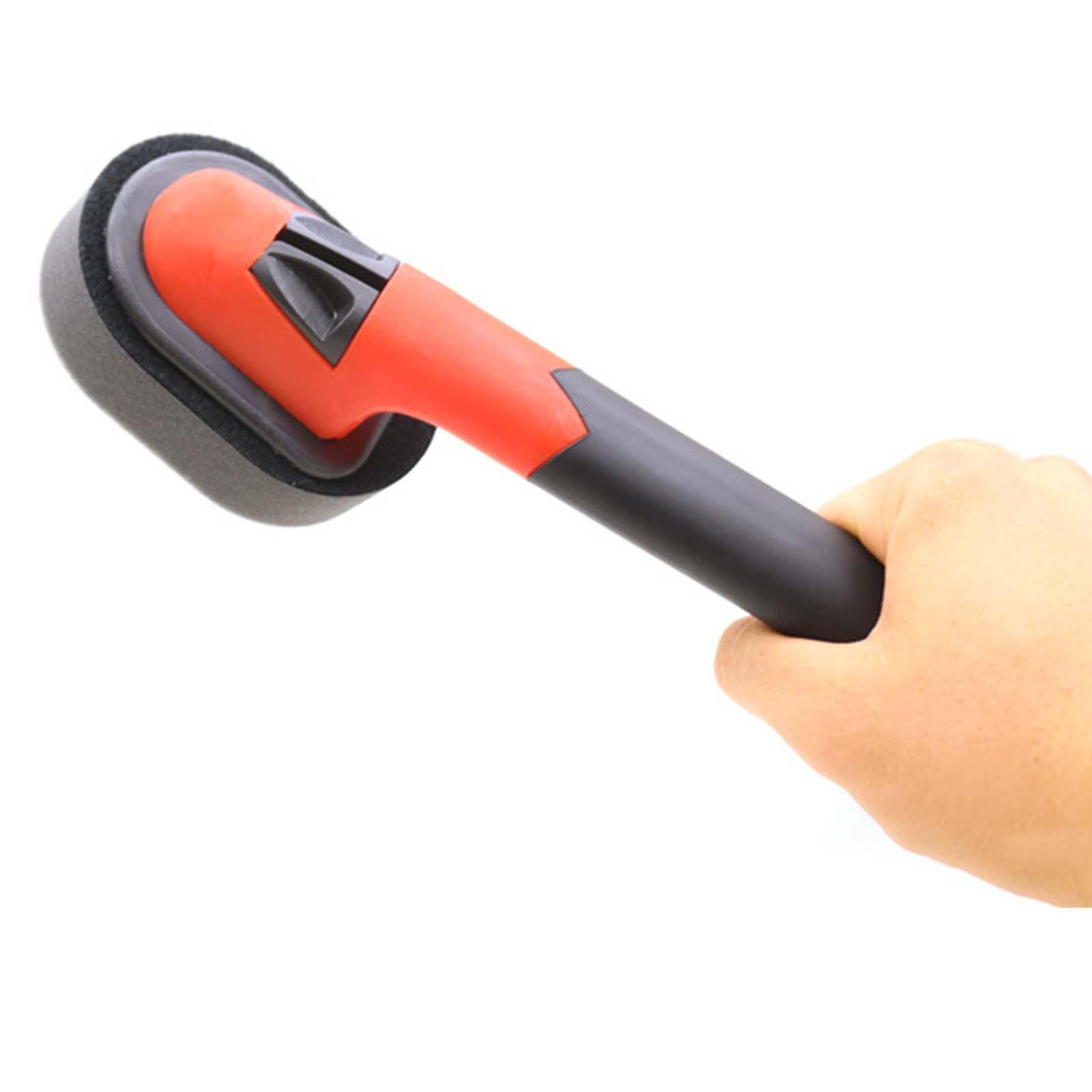 Car Applicator Cleaning Tools Non Slip Handle Washable Reusable