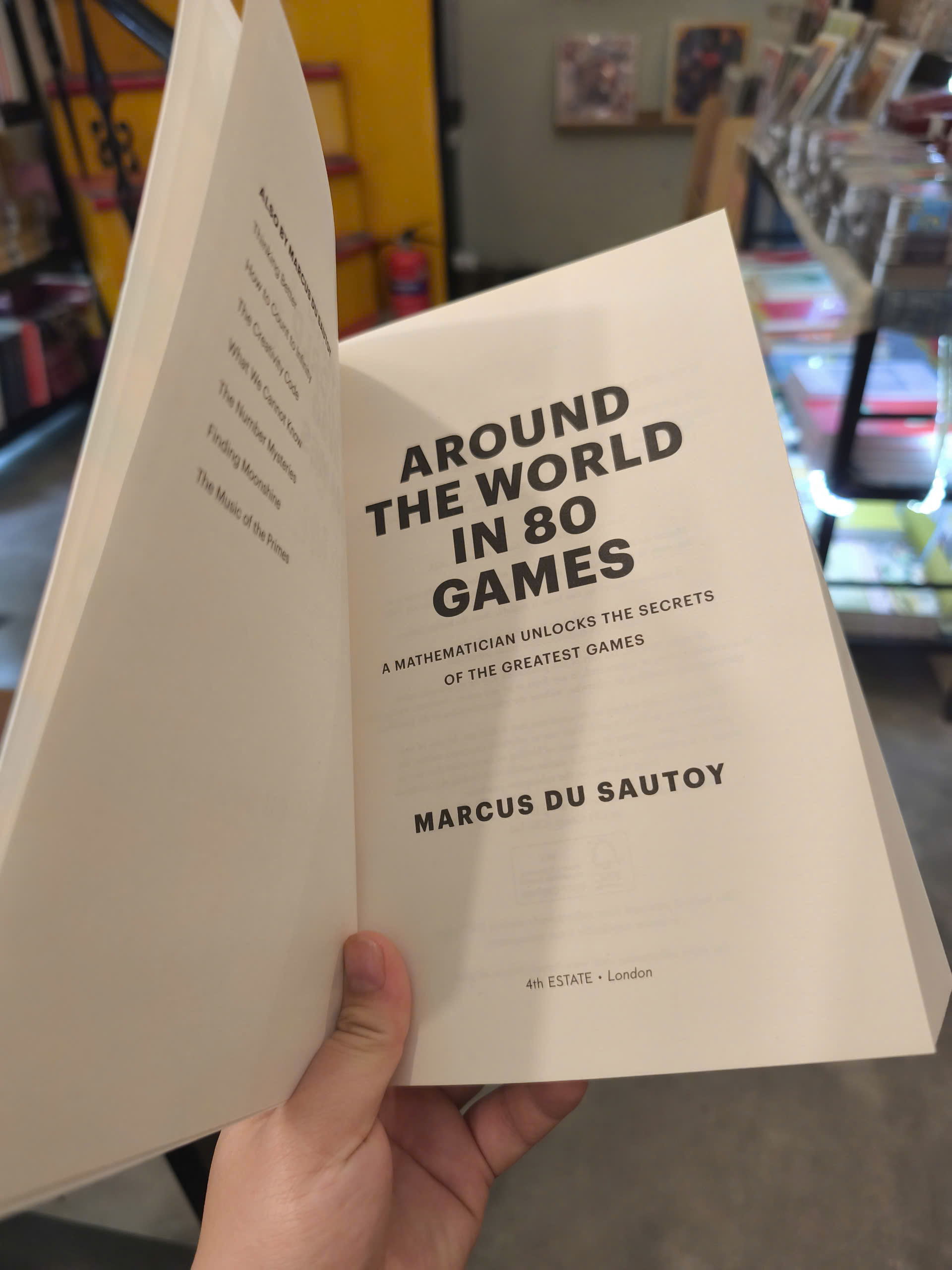 Sách - Around the World in 80 Games - Marcus du Sautoy | Mathematics / Science / Ngoại văn Nhập khẩu