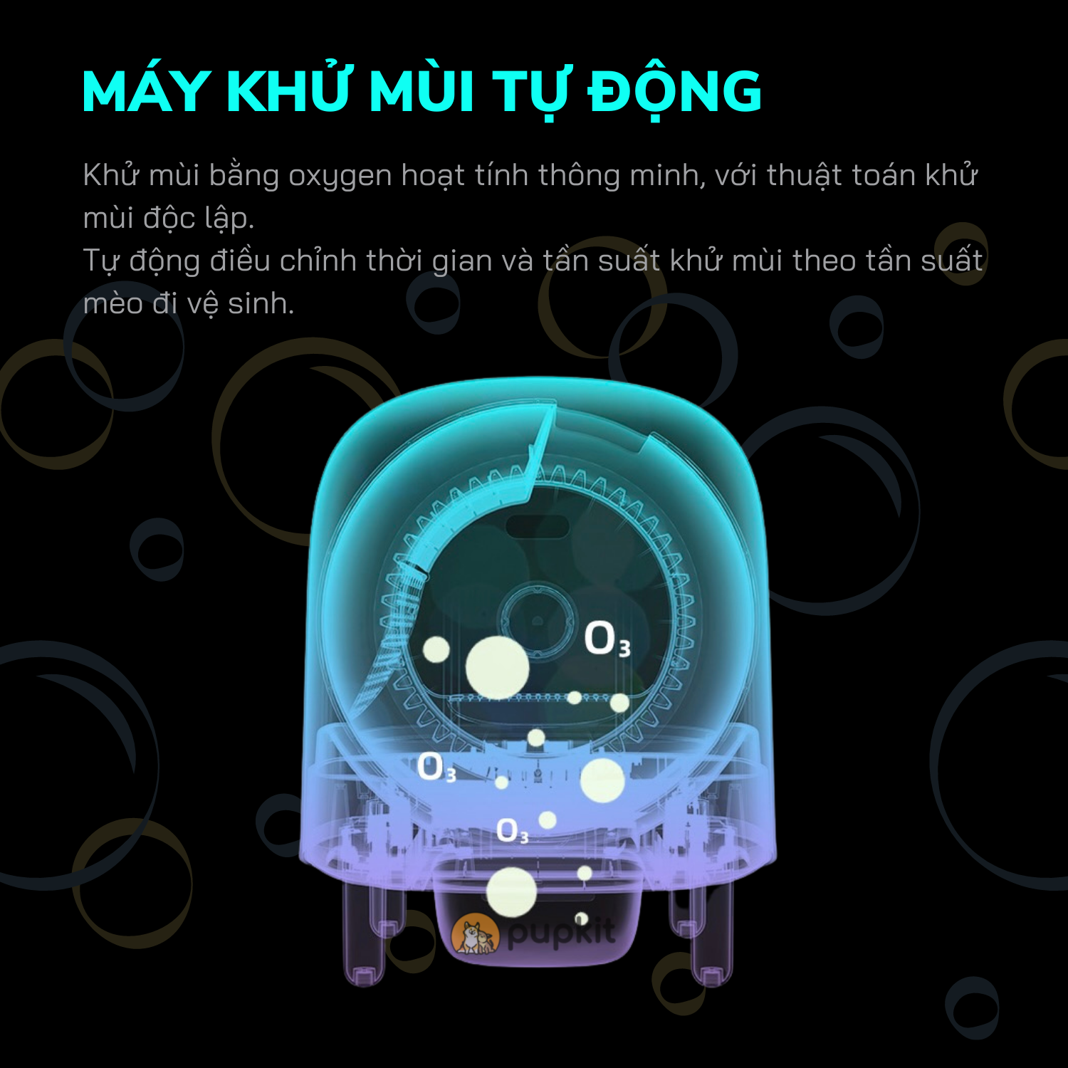 MÁY DỌN PHÂN MÈO TỰ ĐỘNG PETREE WIFI CHÍNH HÃNG