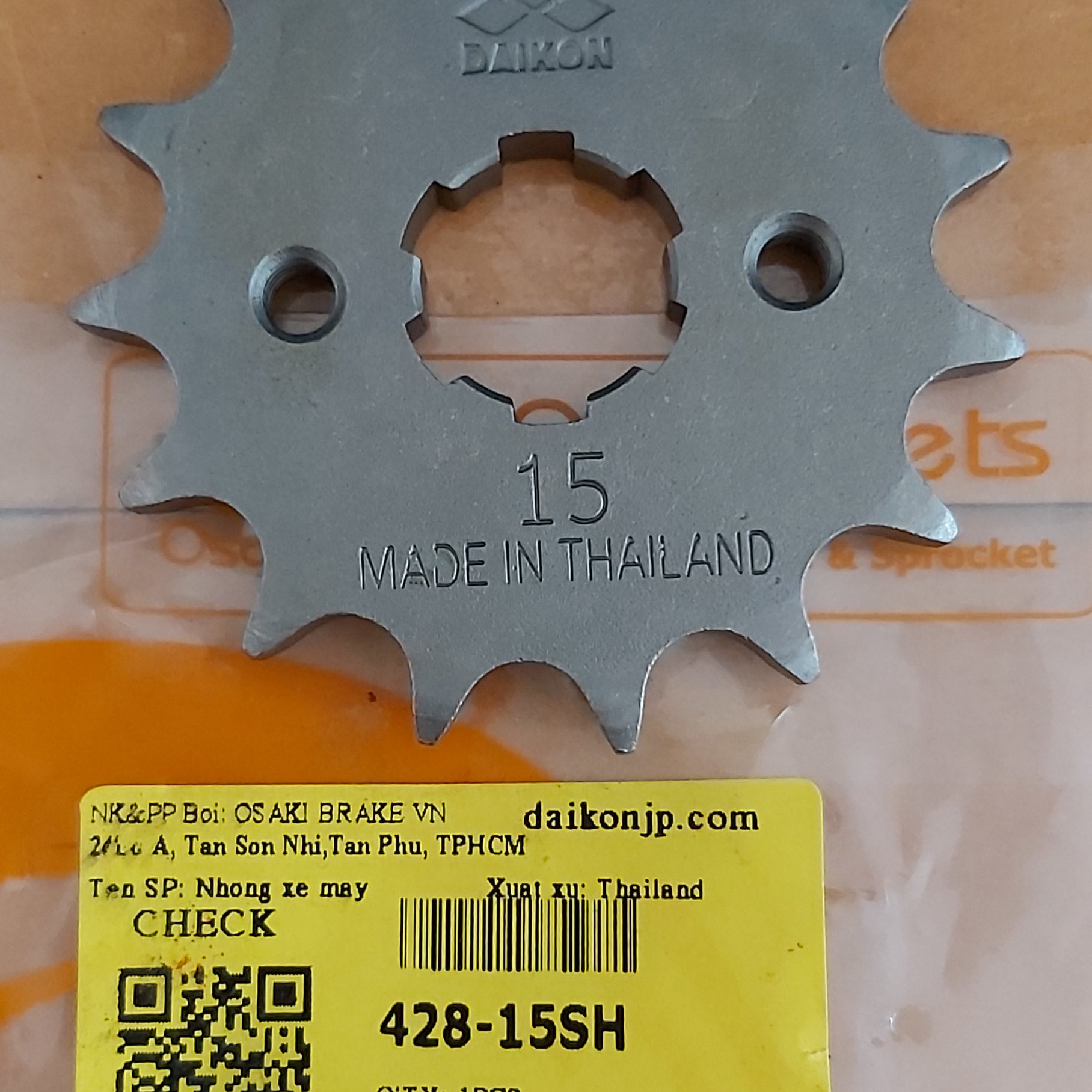 Nhông sên Thái cao cấp Winner 150 Vàng