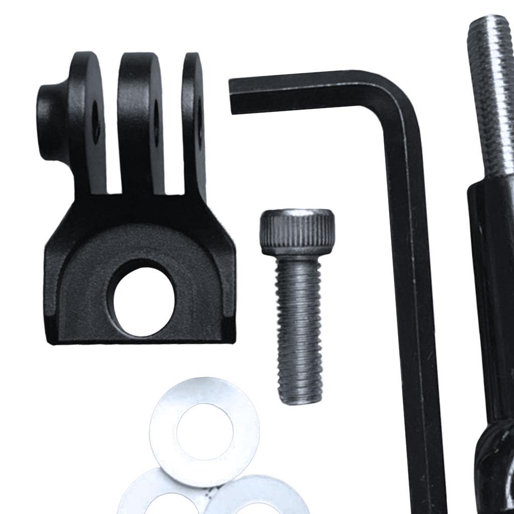 2x Bike Camera Mount Holder Bike Handlebar Clamp for Camera Cycling Phone Folding Bike