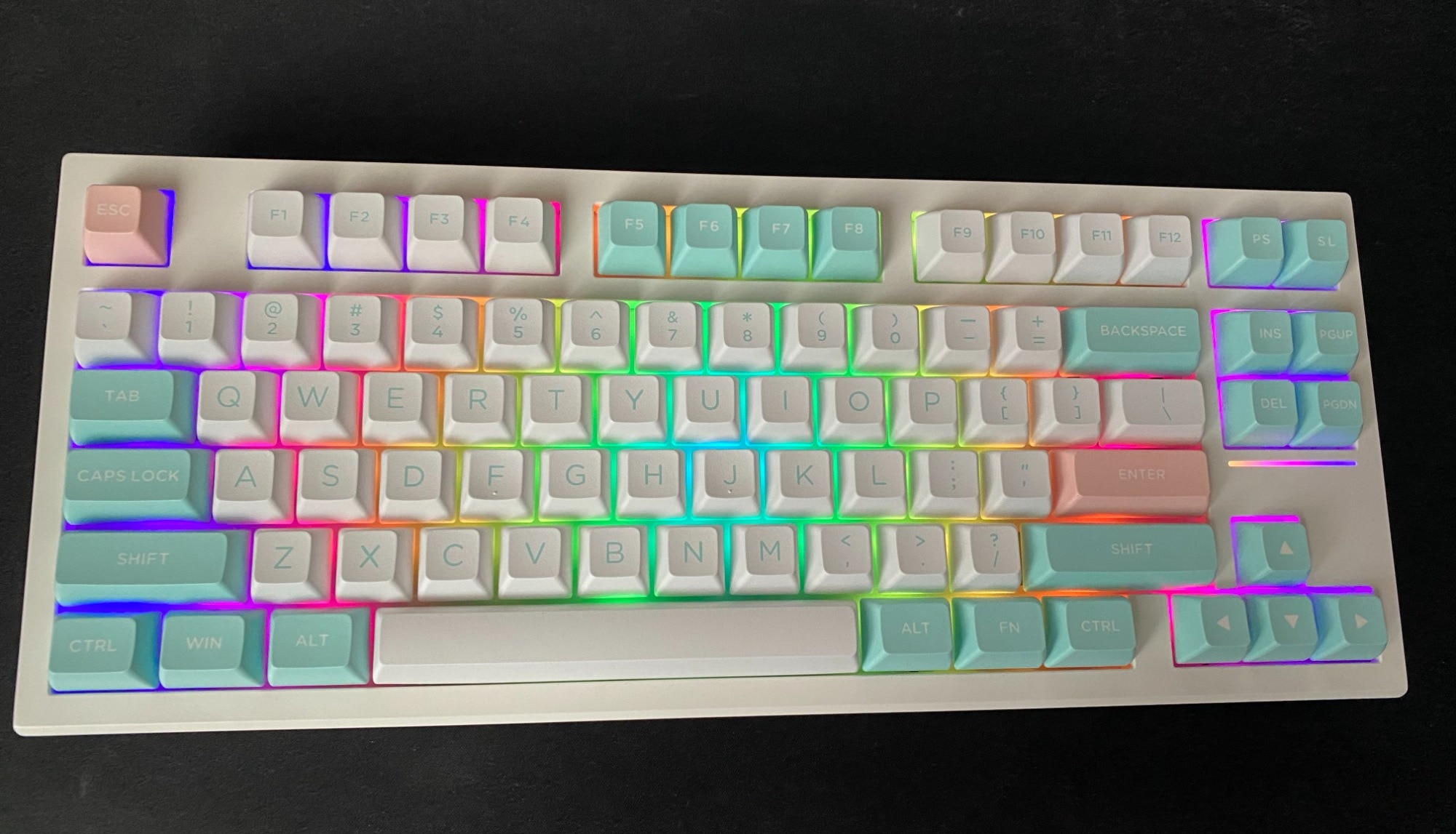 Bàn phím cơ FL-Esports FL750 SAM Polar Night/Mashmallow - Hàng chính hãng