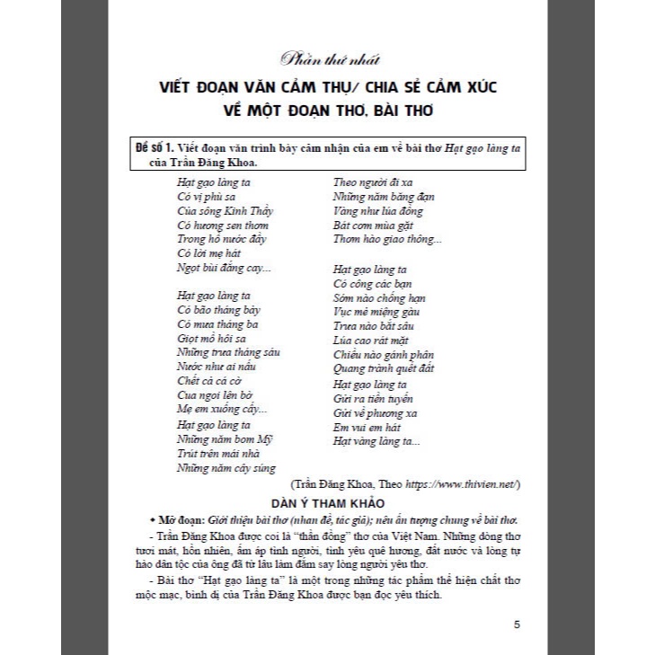 Sách - Cảm thụ, phân tích tác phẩm văn học ngoài sách giáo khoa tác phẩm thơ (dùng chung cho các bộ sgk hiện hành) - HA