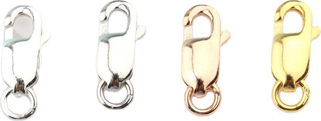 Combo charm bạc móc khóa kết vòng tay, dây chuỗi - Ngọc Quý Gemstones