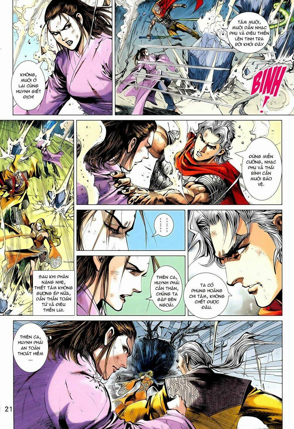 thần binh vấn thiên chapter 13 20