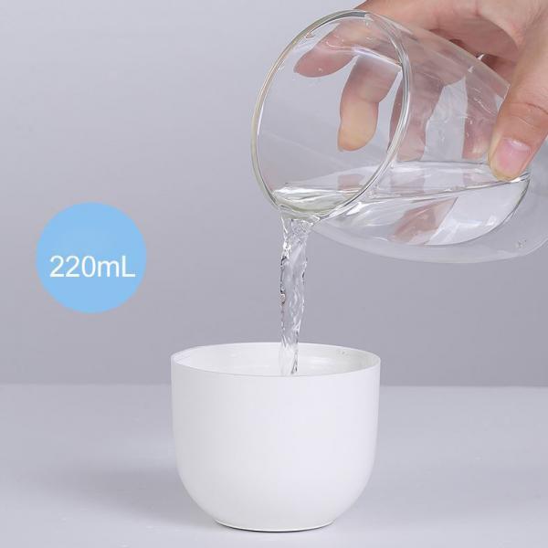 Mini Ultrasonic Humidifier 220ml Small Aroma Diffuser LED Light  White