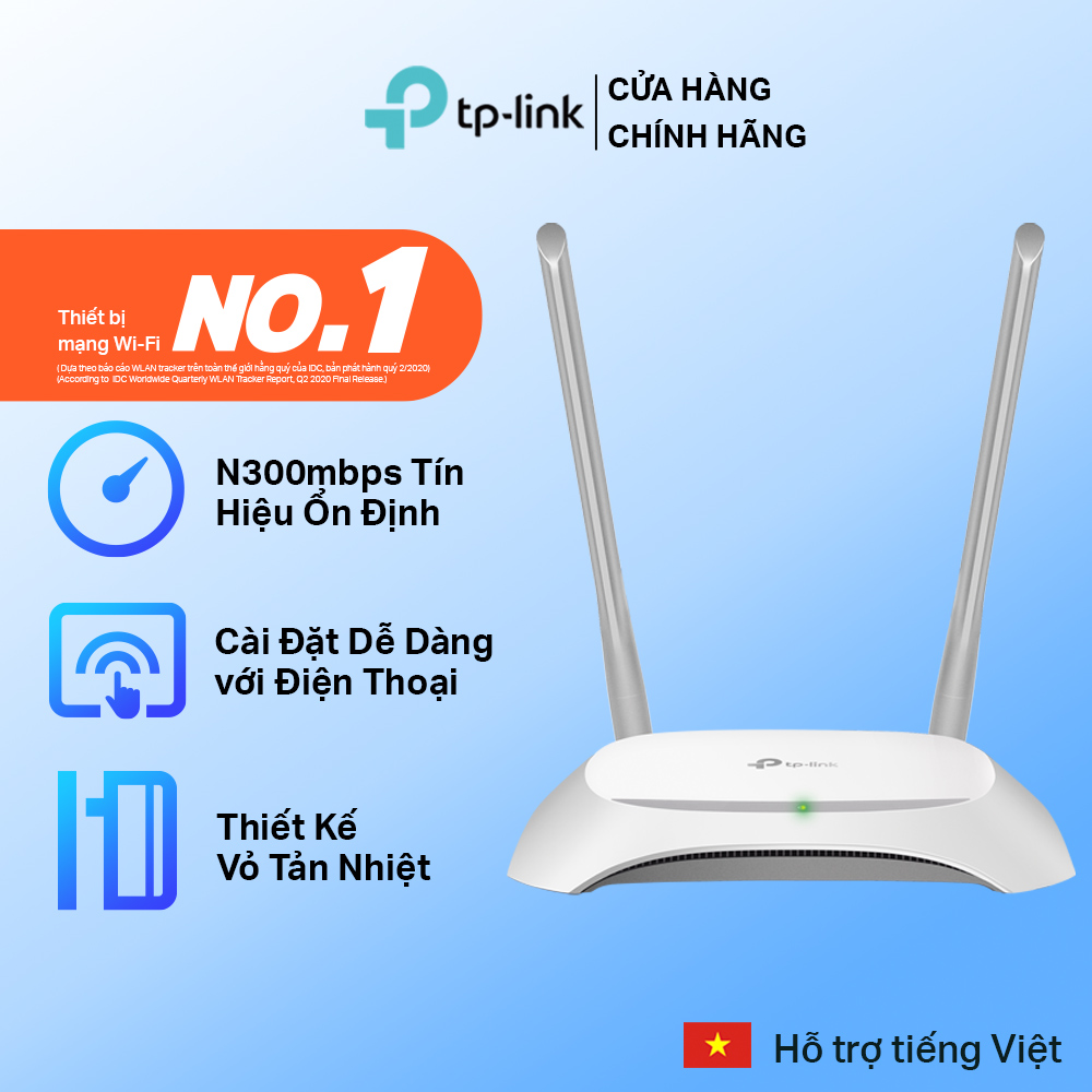 Hình ảnh Router Wifi Chuẩn N 300Mbps TP-Link TL-WR840N - Hàng Chính Hãng
