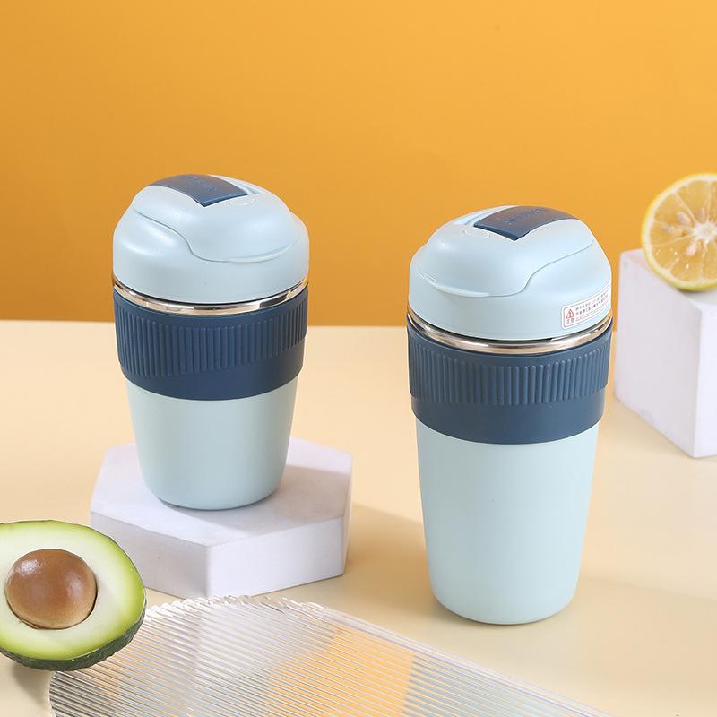 Phong cách mới nhất cốc cách nhiệt bằng thép không gỉ bán chạy nhất cốc uống nước đôi sáng tạo cốc nước dung tích lớn cho trẻ em cốc đôi đơn giản cho nam và nữ