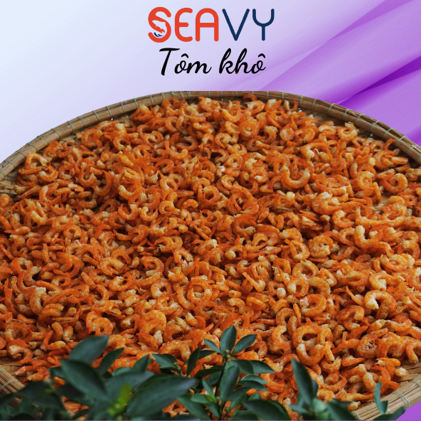 Đặc Sản Nha Trang - Tôm Khô Nhỏ Loại 1 Đặc Biệt Seavy Gói 500G