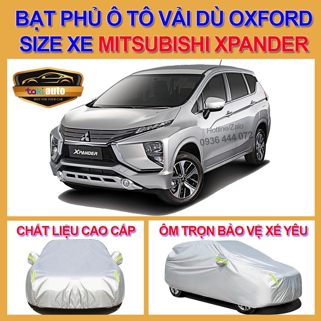 Bạt trùm xe ô tô Mitsubishi Xpander vải dù oxford cao cấp , áo bạt phủ trùm che kín che nắng