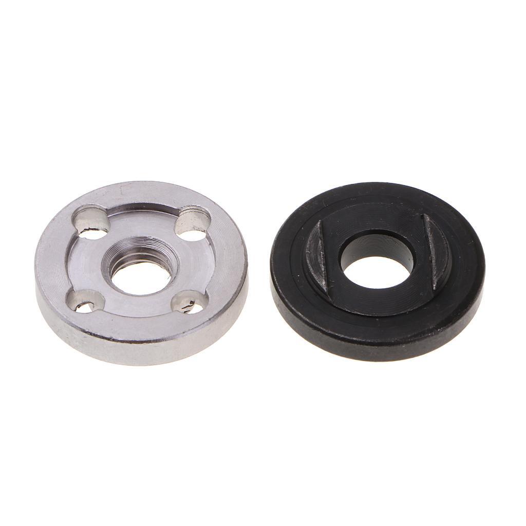 4 Piece Steel Lock Nut And Grinding Flange Nut Kit for 100 Angle Grinders