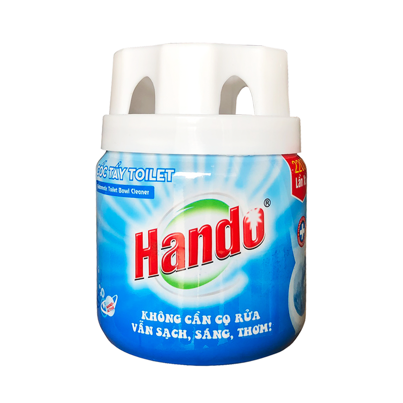 Chai thả bồn cầu Hando nước xả xanh làm sạch Toilet 200Gr