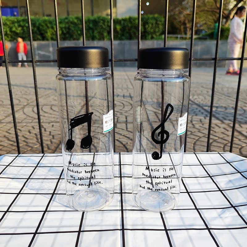 Bình nước tritan Yamada Music 500ml - Hàng Nội Địa Nhật Bản