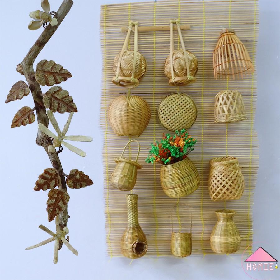 Khúc cây gỗ trang trí tường phong cách Vintage