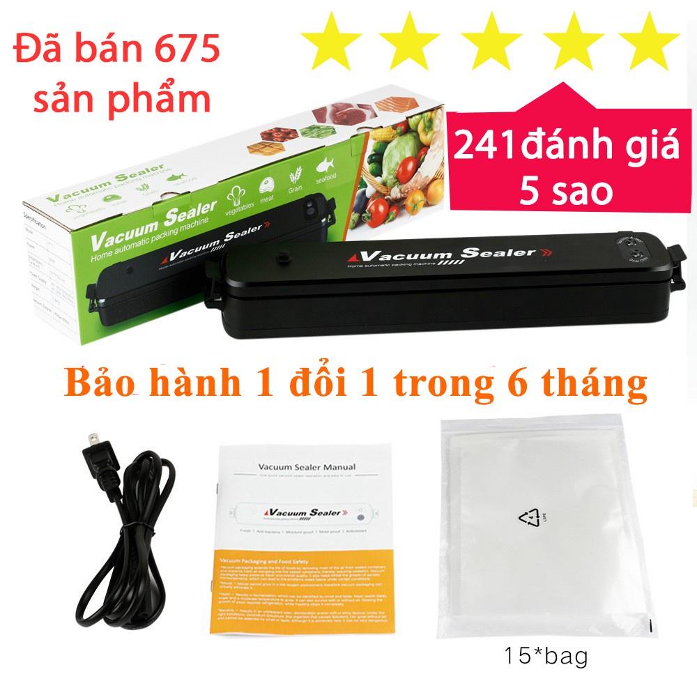 Máy hút chân không thực phẩm Vacuum Sealer thế hệ mới mini dùng cho gia đình