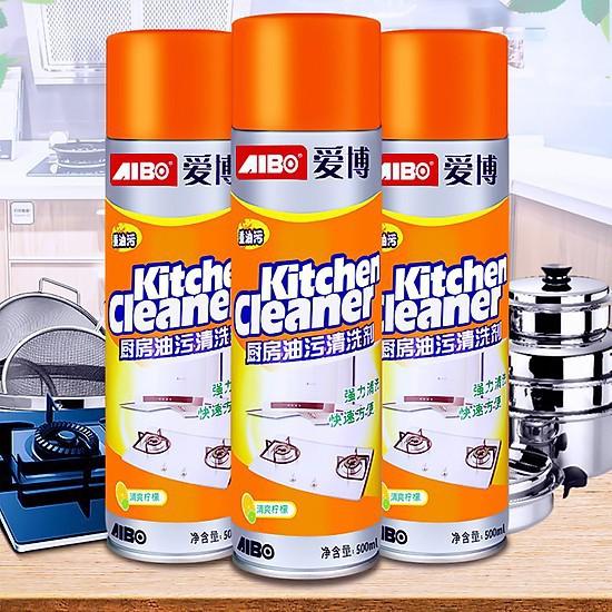 Chai Xịt Tẩy Rửa Bếp Bọt Tuyết, Bình Xịt Tẩy Rửa Siêu Sạch Kitchen Cleaner Tẩy Sạch Vết Bẩn Mùi Thơm Dễ Chịu