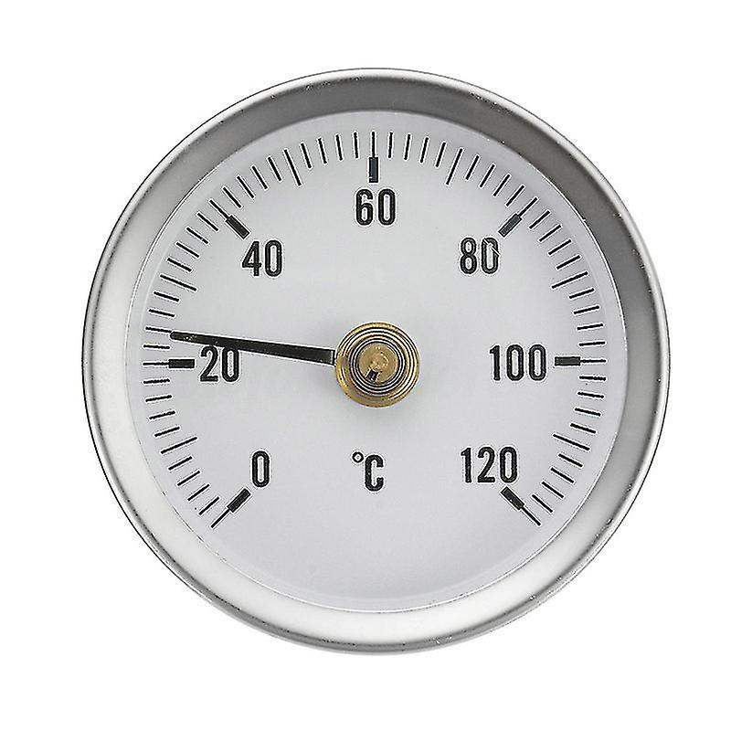 63mm 0-120 Centigrade clip-on on Dial Nhiệt kế Nhiệt kế kim loại nhiệt độ nhiệt độ nhiệt độ