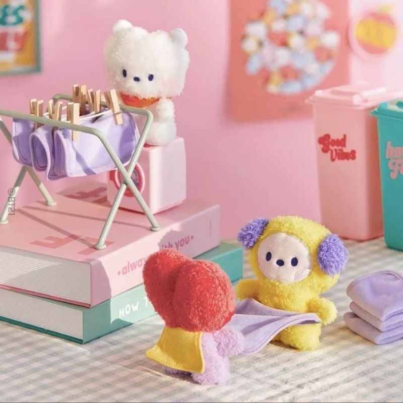 Móc khóa BTS BT21 nhồi bông phiên bản mini