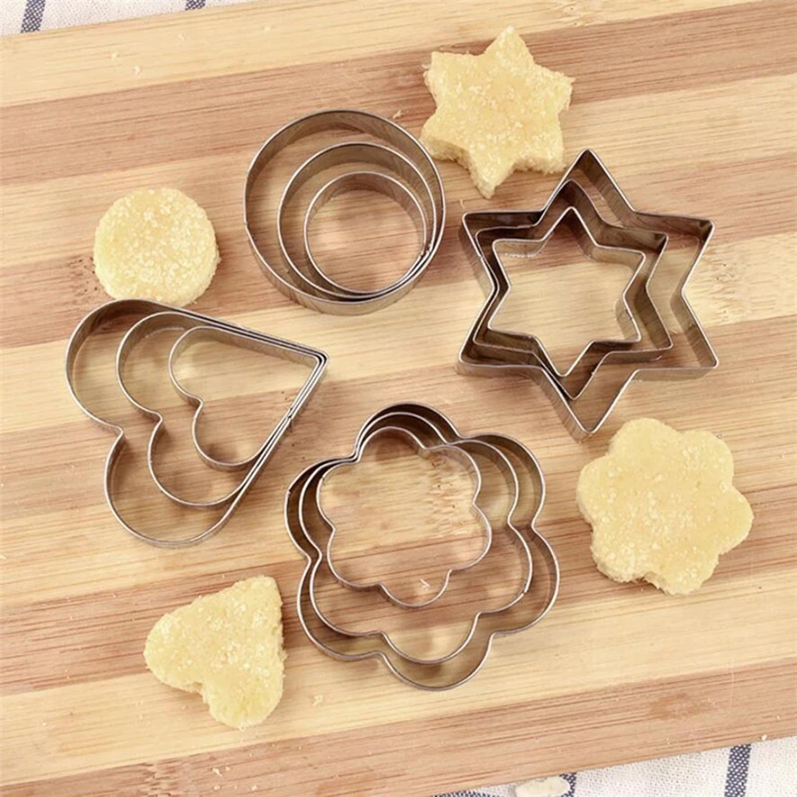 24Pcs Cookie Cutter Clay Cutter Cookie Mould for Wedding Baby Shower Kitchen