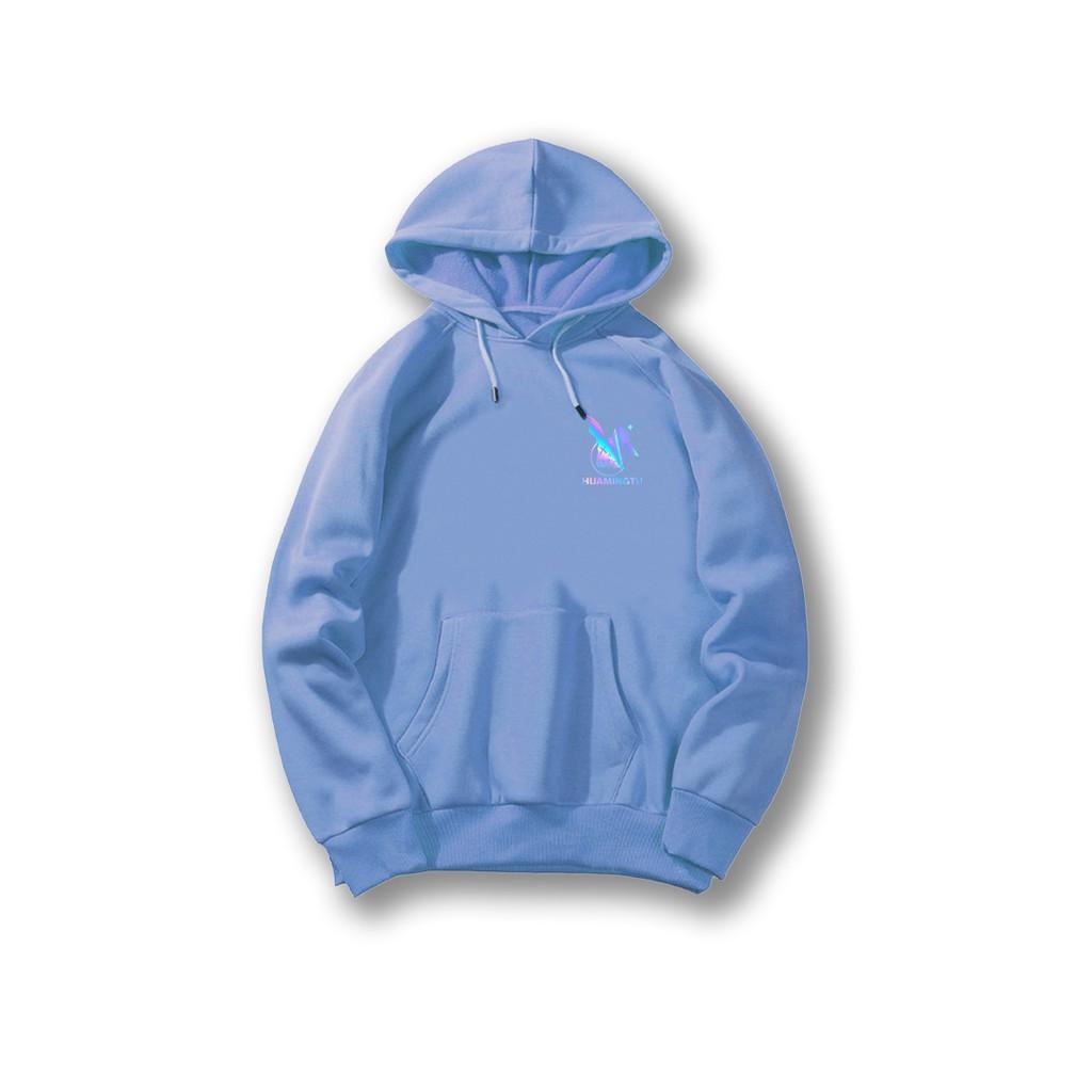 Áo hoodie Unisex dạ quang - Áo khoác nỉ phản quang họa tiết Thỏ Huamingtu in cao cấp