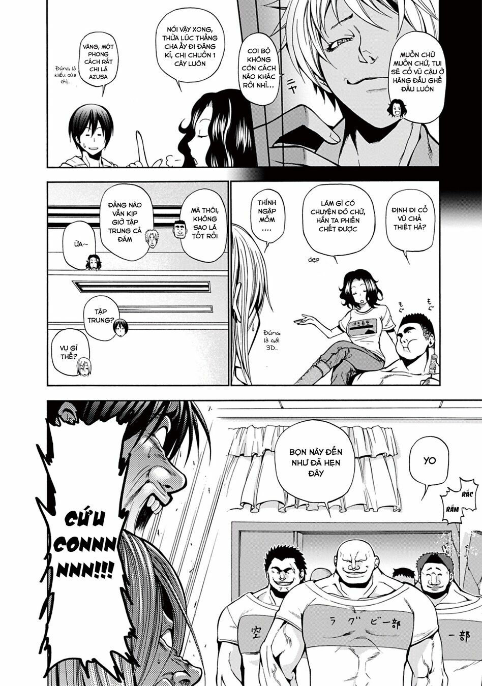 cô gái thích lặn - grand blue chapter 8 12