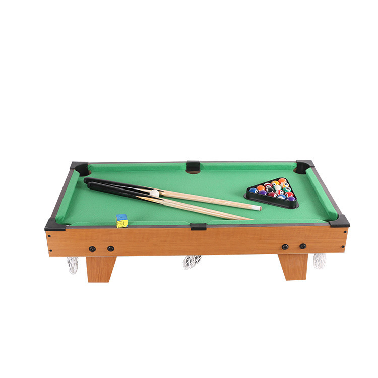 Đồ chơi bàn Bi-A bằng gỗ cỡ lớn 69x37cm Table Top Pool Table TTP-69 cho cả người lớn và trẻ nhỏ - Hàng chính hãng