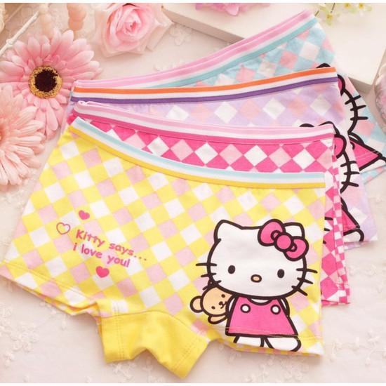 Set quần chip đùi bé gái mèo Hello Kitty