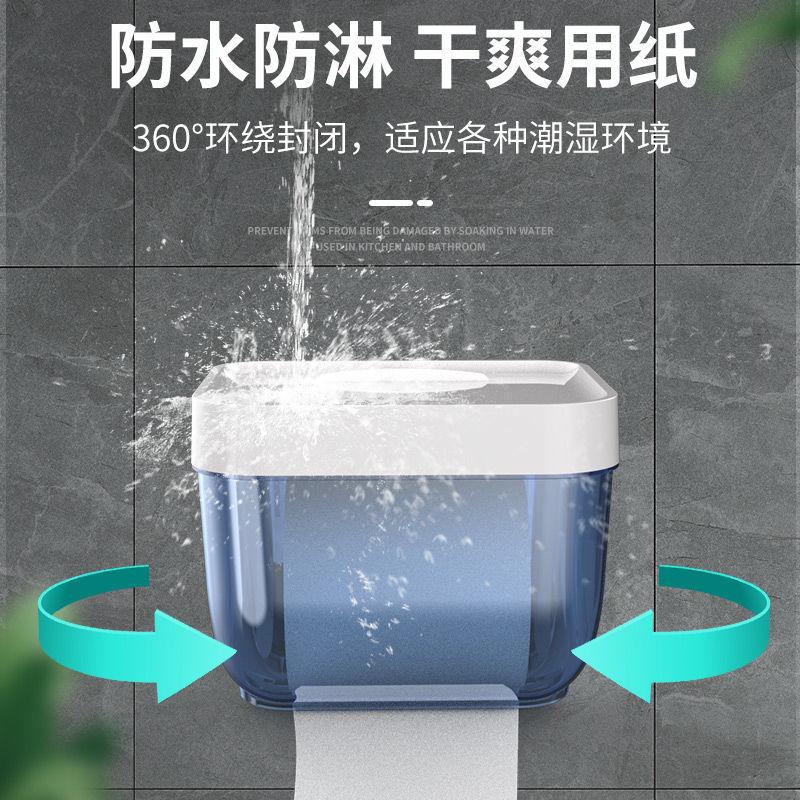 Hộp Đựng Cuộn Giấy Vệ Sinh Có Nắp Chống Nước Không Xốp Giá Đỡ