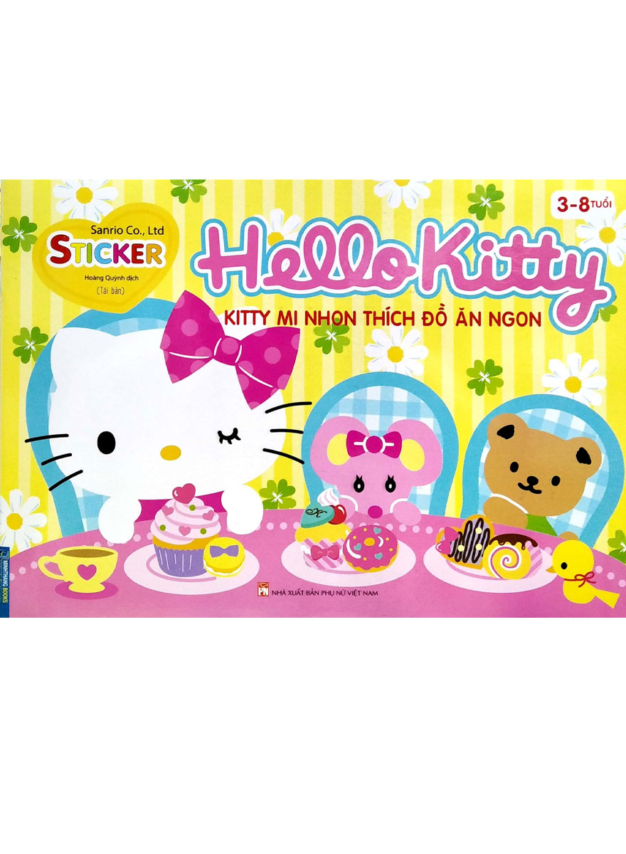 Sticker - H.e.l.l.o K.i.t.t.y - Kitty Mi Nhon Thích Đồ Ăn Ngon  _MT