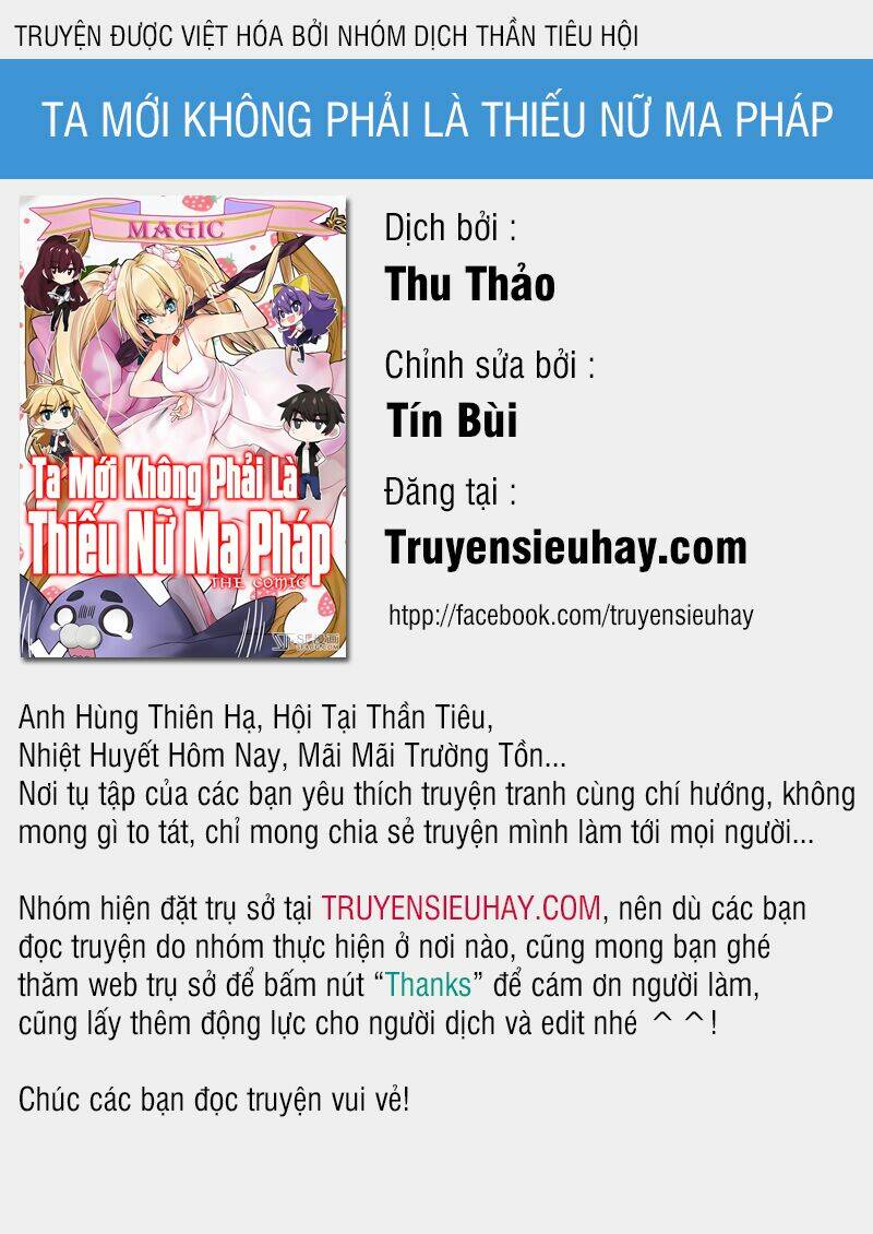 ta mới không phải là thiếu nữ ma pháp chapter 1 1