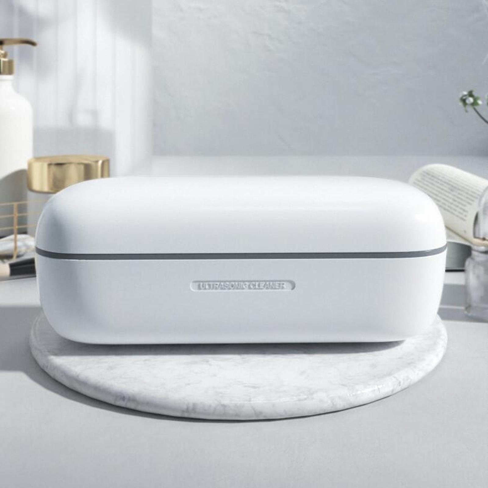 Portable Ultrasonic Jewelry Cleaner Machine. for Dentures Necklaces Jewelry